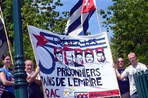 Integrantes de la Asociación de Amistad Quebec-Cuba 