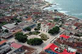 Vista aérea de Gibara en Holguín